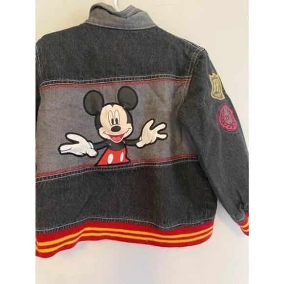 The Wonderful World Of Disney Mickey Mouse Denim Jacket 4T. - Picture 5 of 5